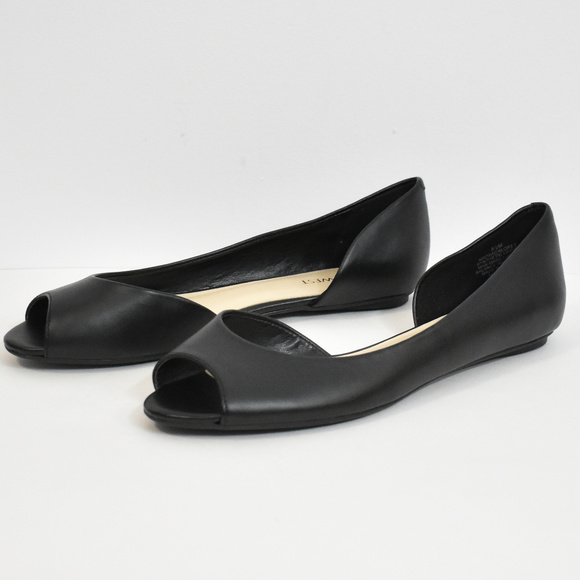 Nine West Shoes - NEW Nine West Bacheloret Peep Toe Flats 8.5